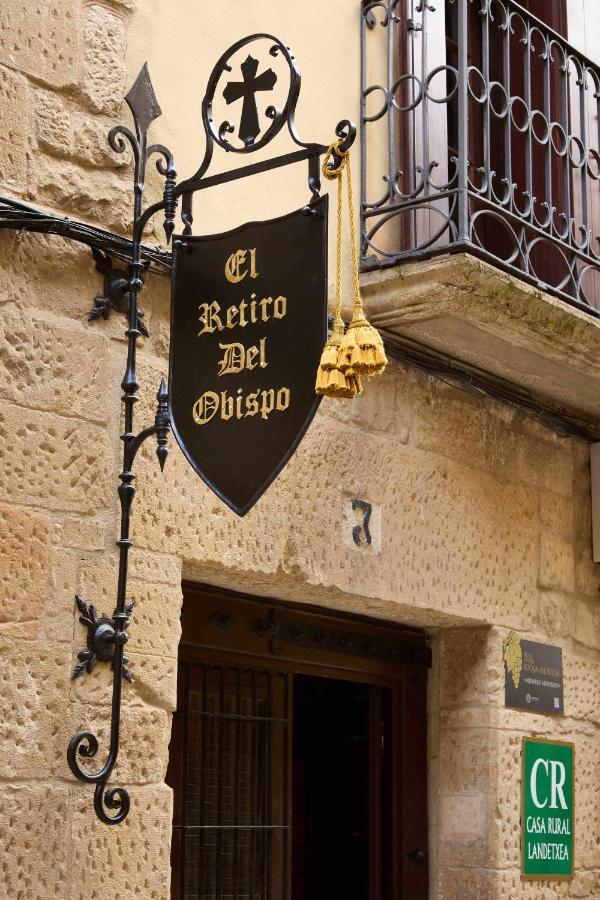 El Retiro Del Obispo Guest House La Guardia Exterior foto